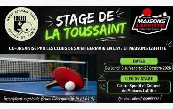 Stage de la Toussaint